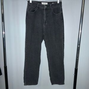 Pacsun black cotton Mom jeans Sz 26 high waist